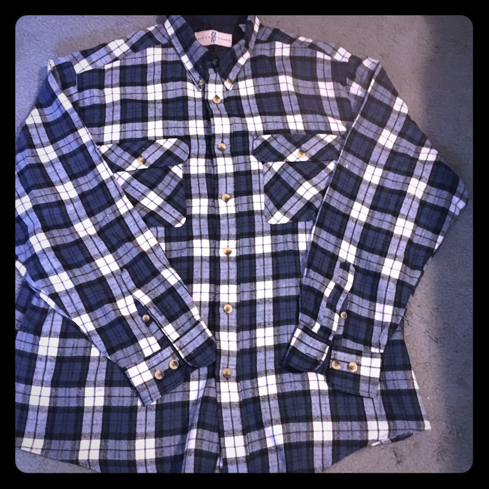 River trader large flannel shirt